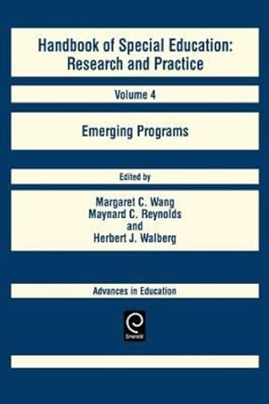 Seller image for Handbook of Special Education: Research & Practice : Volume 4 by Wang, Margaret C., Reynolds, Maynard C. [Hardcover ] for sale by booksXpress