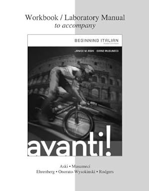 Bild des Verkufers fr Workbook / Laboratory Manual for Avanti : Beginning Italian, 3rd Edition by Janice Aski, Diane Musumeci [Paperback ] zum Verkauf von booksXpress