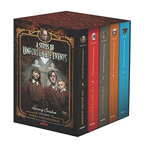 Image du vendeur pour A Series of Unfortunate Events #5-9 Netflix Tie-in Box Set by Snicket, Lemony [Hardcover ] mis en vente par booksXpress