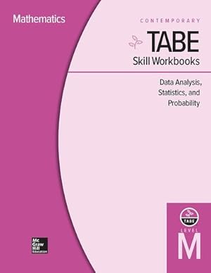 Seller image for TABE Skill Workbooks Level M: Data Analysis, Statistics, and Probability - 10 Pack (Achieving TABE Success for TABE 9 & 10) by Contemporary [Spiral-bound ] for sale by booksXpress