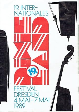 Dixieland-Festival Dresden 1989 Programmheft