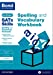 Seller image for Bond Sats Skills: Spelling and Vocabulary Workbook [Soft Cover ] for sale by booksXpress