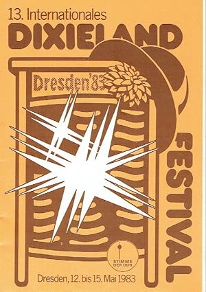 Dixieland-Festival Dresden 1983 Programmheft