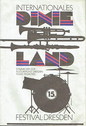 Dixieland-Festival Dresden 1985 Programmheft