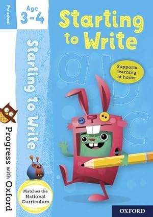 Seller image for Progress with Oxford: Starting to Write Age 3-4 by Sarah Snashall (author) [Paperback ] for sale by booksXpress