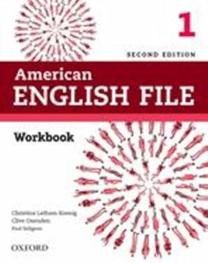 Seller image for American English File 2nd Edition 1. Workbook without Answer Key (Ed.2019) (American English File Second Edition) (Spanish Edition) [Paperback ] for sale by booksXpress