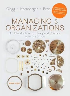 Image du vendeur pour Managing and Organizations: An Introduction to Theory and Practice mis en vente par WeBuyBooks