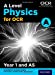 Seller image for A Level Physics a for OCR Year 1 and as Student Book [Soft Cover ] for sale by booksXpress
