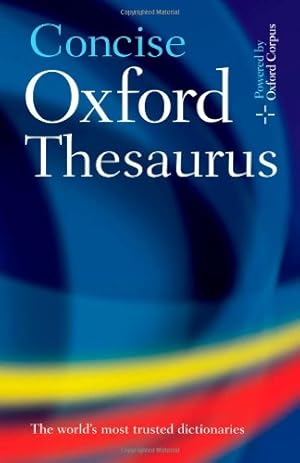 Imagen del vendedor de Concise Oxford Thesaurus. by Oxford Dictionaries [Hardcover ] a la venta por booksXpress