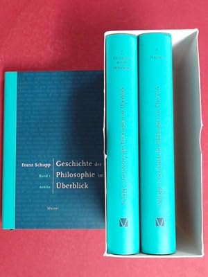 Bild des Verkufers fr Geschichte der Philosophie im berblick (vollstndig in 3 Bnden). Band 1: Antike; Band 2: Christliche Antike, Mittelalter; Band 3: Neuzeit. zum Verkauf von Wissenschaftliches Antiquariat Zorn