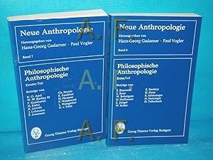 Bild des Verkufers fr Philosophische Anthropologie in 2 Bnden (Neue Anthropologie, Band 6 und Band 7) zum Verkauf von Antiquarische Fundgrube e.U.