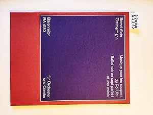 Bild des Verkufers fr Musique pour les soupers du Roi Ubu. Ballet noir en sept parties et une entre fr Orchester und Combo. BA 4180. (Partitur). zum Verkauf von Versandantiquariat Kerstin Daras