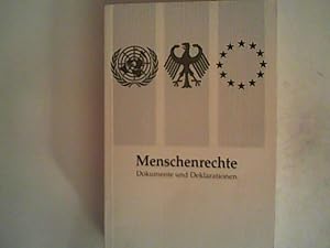 Seller image for Menschenrechte - Dokumente und Deklarationen for sale by ANTIQUARIAT FRDEBUCH Inh.Michael Simon