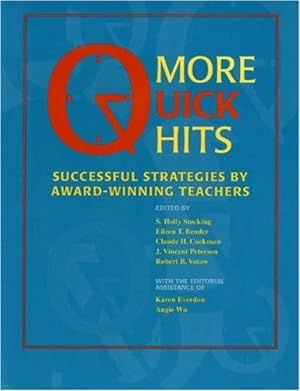 Immagine del venditore per More Quick Hits: Successful Strategies by Award-Winning Teachers [Paperback ] venduto da booksXpress