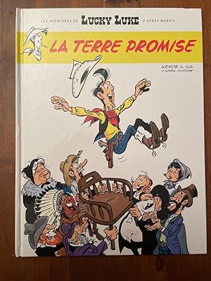 Bild des Verkufers fr Lucky Luke - La terre promise zum Verkauf von Librairie des Possibles