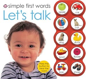 Imagen del vendedor de Simple First Words Let's Talk by Priddy, Roger [Board book ] a la venta por booksXpress