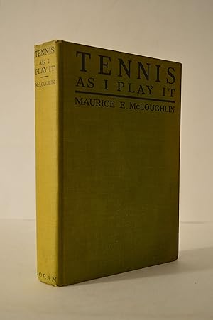 Imagen del vendedor de Tennis As I Play It a la venta por Lavendier Books