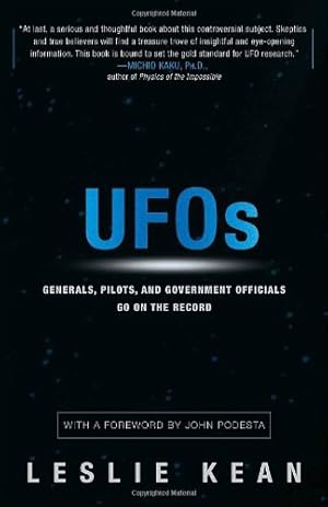 Imagen del vendedor de UFOs: Generals, Pilots, and Government Officials Go on the Record by Leslie Kean [Paperback ] a la venta por booksXpress