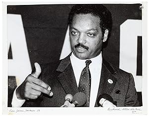 Photographic portrait of Jesse Jackson by African-American Photographer Richard Allen DuCree