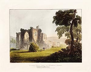"North West View of Furness Abbey" - Furness Abbey Barrow-in-Furness Cumbria England / Great Brit...