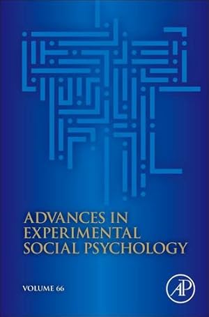 Imagen del vendedor de Advances in Experimental Social Psychology (Volume 66) [Hardcover ] a la venta por booksXpress