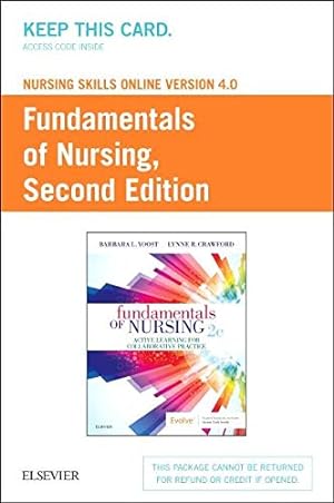 Seller image for Nursing Skills Online Version 4.0 for Fundamentals of Nursing (Access Card) by Yoost MSN RN CNE ANEF, Barbara L, Crawford MSN MBA RN CNE, Lynne R [Printed Access Code ] for sale by booksXpress