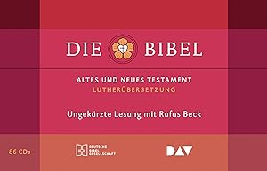 Imagen del vendedor de Die Bibel. Gelesen von Rufus Beck, 86 Audio-CDs a la venta por moluna