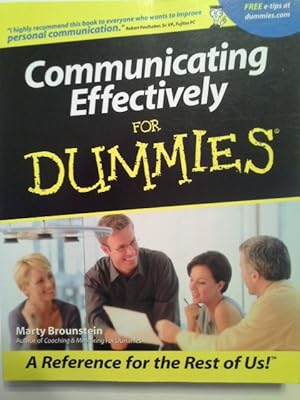 Communicating Effectively For Dummies