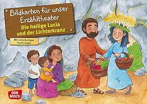 Bild des Verkufers fr Die heilige Lucia und der Lichterkranz. Kamishibai Bildkartenset. zum Verkauf von moluna