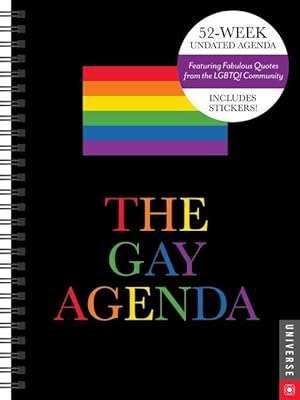 Bild des Verkufers fr The Gay Agenda Undated Calendar zum Verkauf von moluna