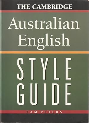 The Cambridge Australian English Style Guide