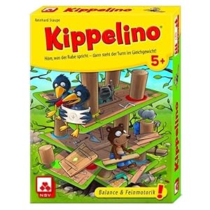 NSV 08019908010 - Kippelino, Geschicklichkeitsspiel, Stapelspiel, Familienspiel