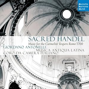 Immagine del venditore per Sacred Handel - Music for the Carmelite Vespers venduto da moluna