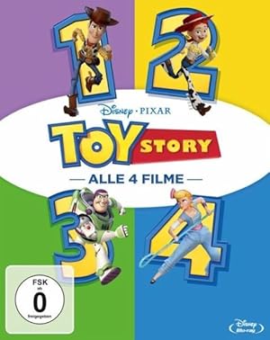 Seller image for Toy Story 1-4, 4 Blu-ray for sale by moluna