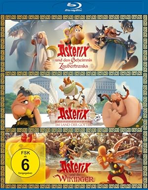 Bild des Verkufers fr Asterix und das Geheimnis des Zaubertranks & Asterix im Land der Goetter & Asterix und die Wikinger zum Verkauf von moluna