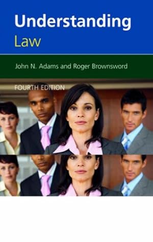 Seller image for Understanding Law by Adams, John N., Brownsword, Roger [Paperback ] for sale by booksXpress