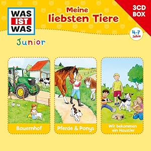 Bild des Verkufers fr Was Ist Was Junior-3-CD Hoerspielbox Vol.3 Tiere zum Verkauf von moluna