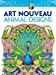 Seller image for Dover Creative Haven Art Nouveau Animal Designs Coloring Book (Adult Coloring) [Soft Cover ] for sale by booksXpress