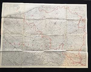 Ravensteins Deutsche Kriegskarten: Belgien und angrenzendes Frankreich. Von der Nordseeküste bis ...