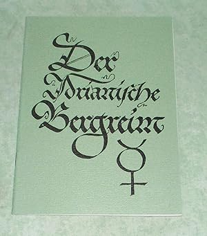 Der Idrianische Bergreim.