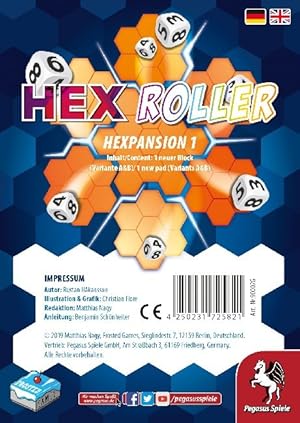 HexRoller: Hexpansion 1 (Spiel-Zubehoer)