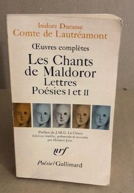 Seller image for Les chants de maldoror lettres poesies I et II for sale by librairie philippe arnaiz