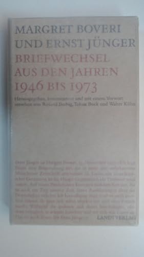 Bild des Verkufers fr Briefwechsel aus den Jahren 1946 bis 1973, zum Verkauf von Antiquariat Maiwald