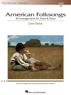 Imagen del vendedor de American Folksongs - Low Voice (The Vocal Library Series) by Walters, Richard, Stanley, Bryan [Paperback ] a la venta por booksXpress