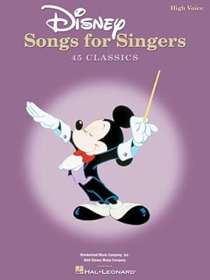 Image du vendeur pour Disney Songs for Singers Edition: High Voice [Sheet music ] mis en vente par booksXpress