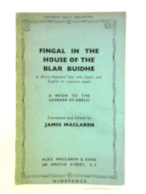 Image du vendeur pour Fingal in the House of the Blar Buidhe mis en vente par World of Rare Books