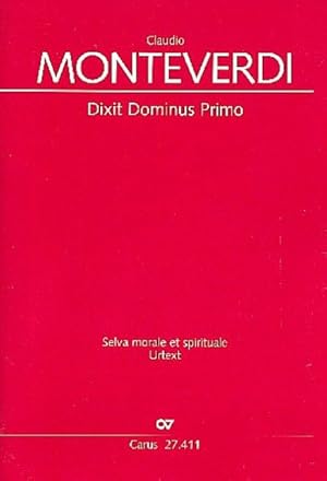 Dixit Dominus primo SV263 für gem Chor, 2 Violinen und Bc (Instrumente ad lib) Partitur