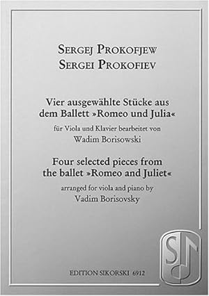 Bild des Verkufers fr Sergei Prokofiev - Four Selected Pieces from the Ballet Romeo and Juliet: for Viola and Piano [Paperback ] zum Verkauf von booksXpress