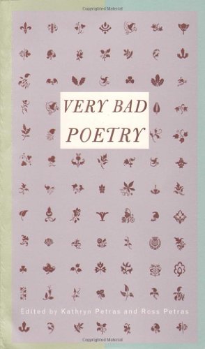 Immagine del venditore per Very Bad Poetry by Ross Petras, Kathryn Petras [Paperback ] venduto da booksXpress