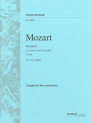 Bild des Verkufers fr Konzert D-Dur Nr.1 KV412 (KV386b) fr Horn und Orchester fr Horn und Klavier zum Verkauf von moluna